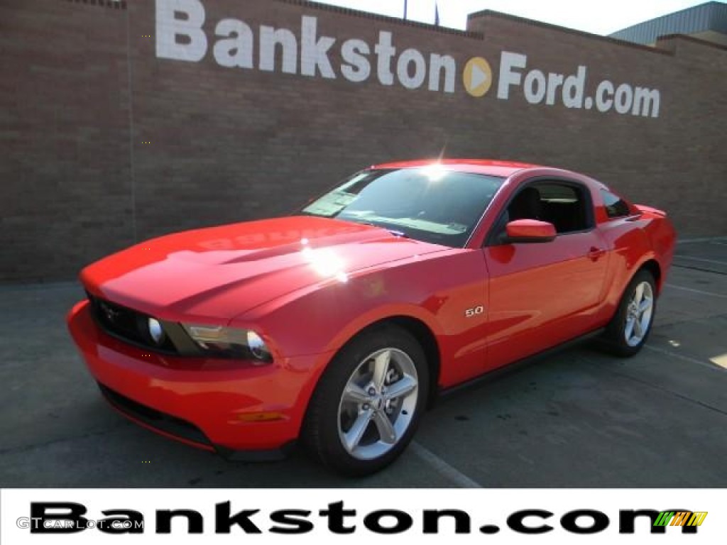 2012 Mustang GT Coupe - Race Red / Charcoal Black photo #1