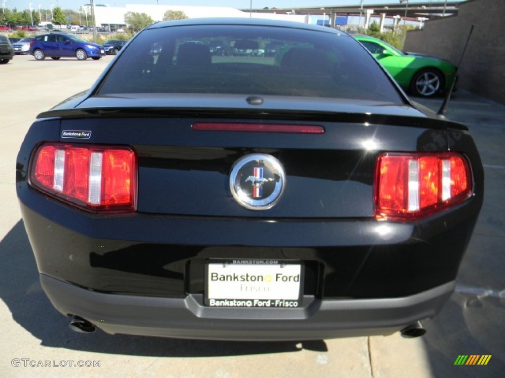 2012 Mustang V6 Premium Coupe - Black / Charcoal Black photo #3
