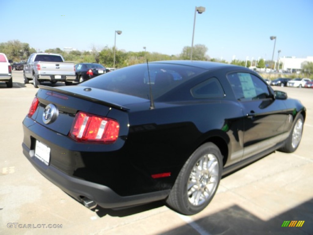 2012 Mustang V6 Premium Coupe - Black / Charcoal Black photo #4