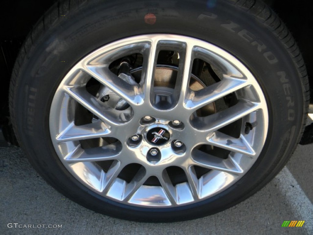 2012 Mustang V6 Premium Coupe - Black / Charcoal Black photo #6