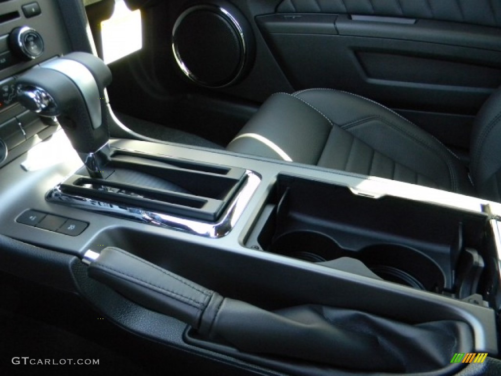 2012 Mustang V6 Premium Coupe - Black / Charcoal Black photo #12