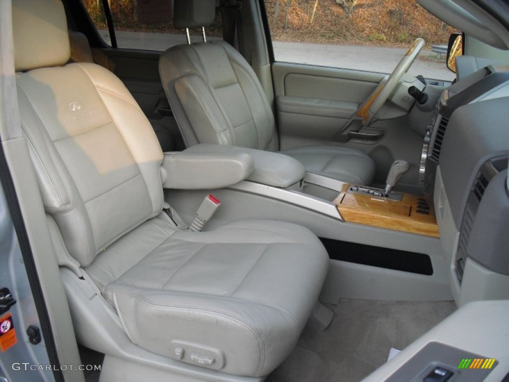 2004 QX 56 4WD - Silver Indulgence / Willow photo #36