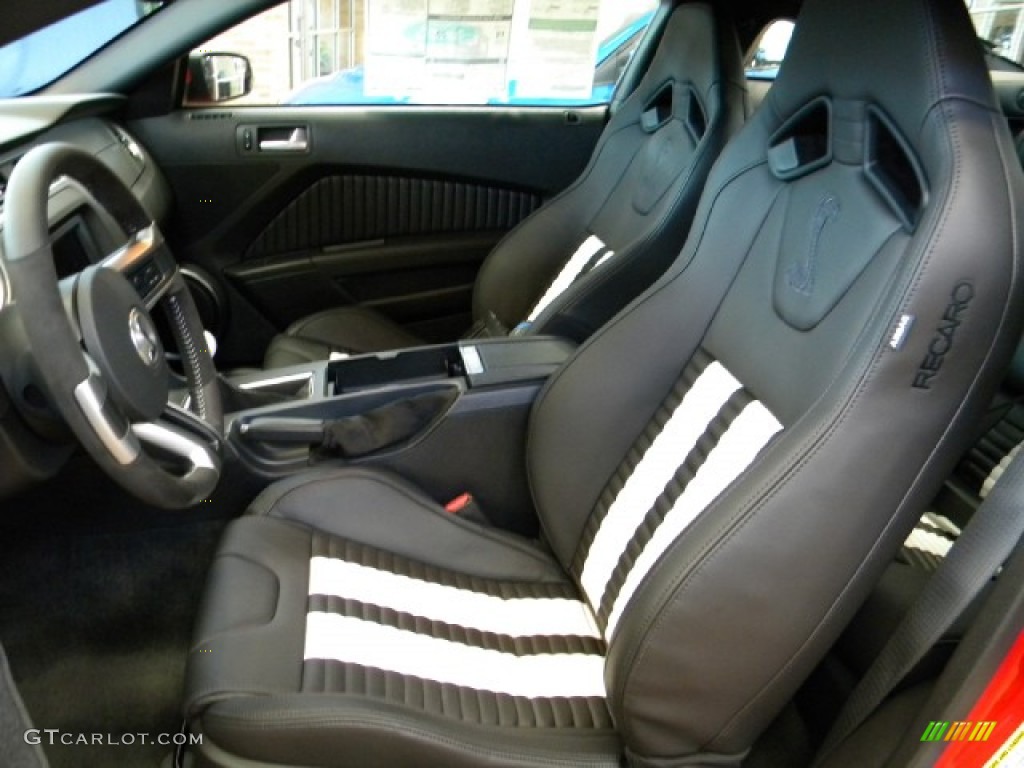 2012 Mustang Shelby GT500 SVT Performance Package Coupe - Race Red / Charcoal Black/White Recaro Sport Seats photo #10