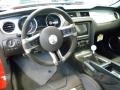 2012 Ford Mustang Charcoal Black/White Recaro Sport Seats Interior Dashboard Photo