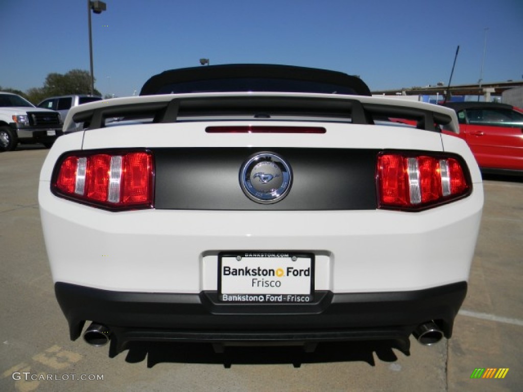 2012 Mustang C/S California Special Convertible - Performance White / Charcoal Black/Carbon Black photo #4
