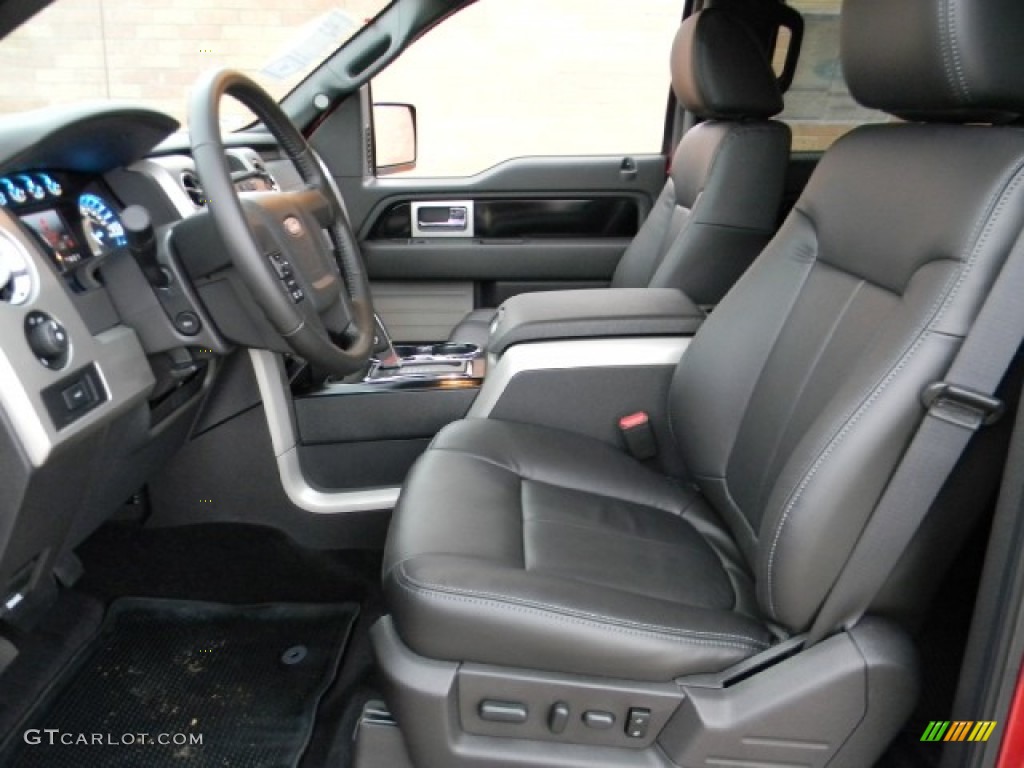 Black Interior 2011 Ford F150 FX2 SuperCrew Photo #58199879