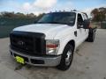 2008 Oxford White Ford F350 Super Duty XL Crew Cab Chassis  photo #7