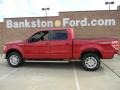 2011 Red Candy Metallic Ford F150 Lariat SuperCrew 4x4  photo #5