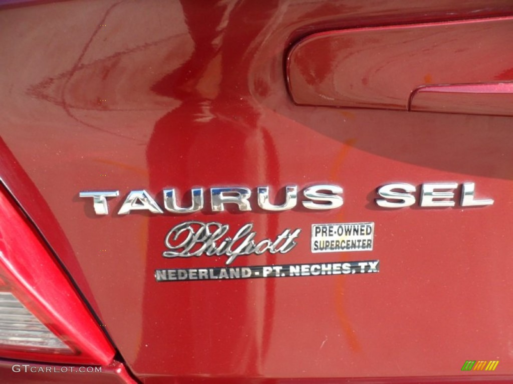 2007 Taurus SEL - Merlot Metallic / Medium/Dark Pebble photo #16