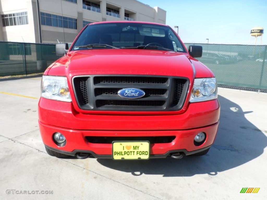 2006 F150 FX4 SuperCrew 4x4 - Bright Red / Black photo #8