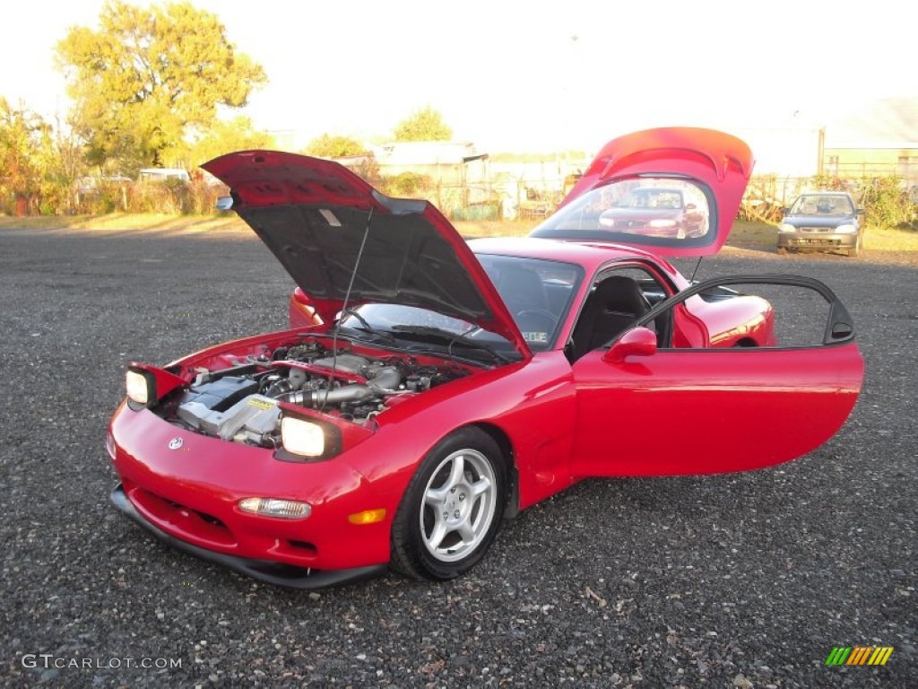 1993 RX-7 Twin Turbo - Vintage Red / Black photo #44