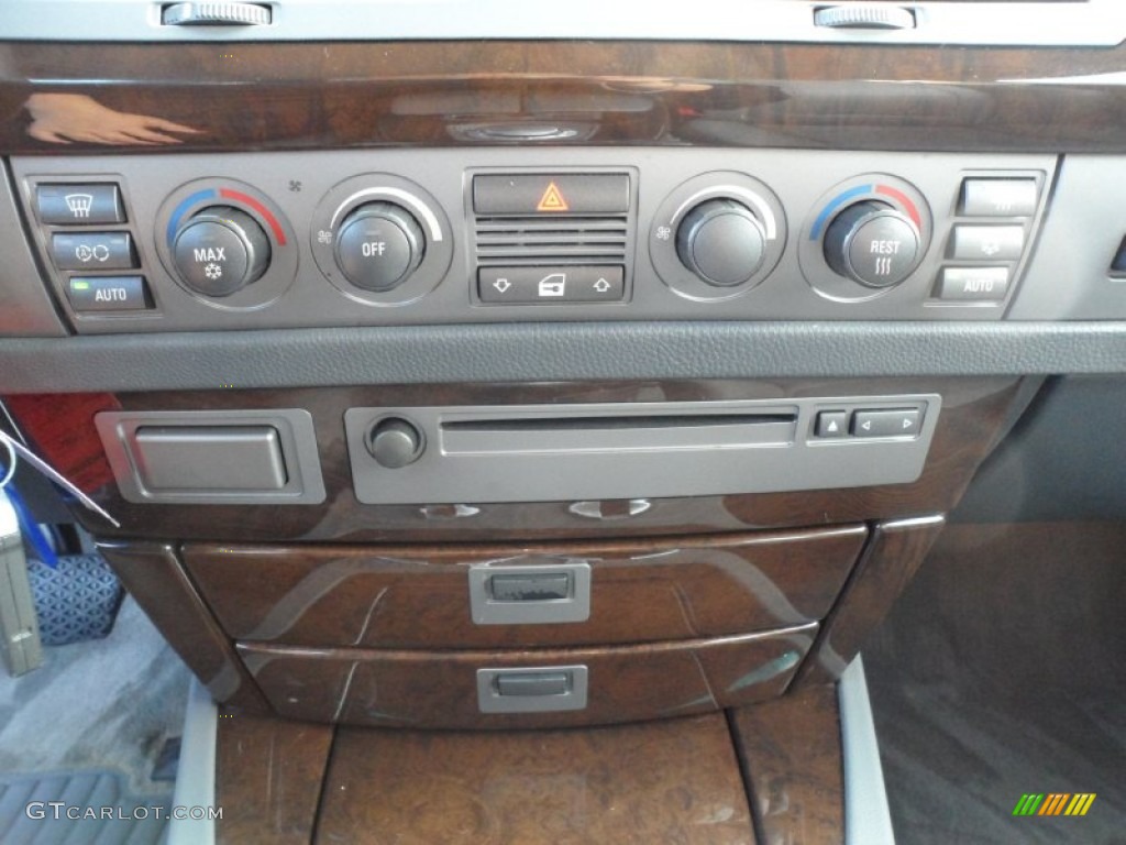 2002 7 Series 745Li Sedan - Titanium Silver Metallic / Flannel Grey photo #42