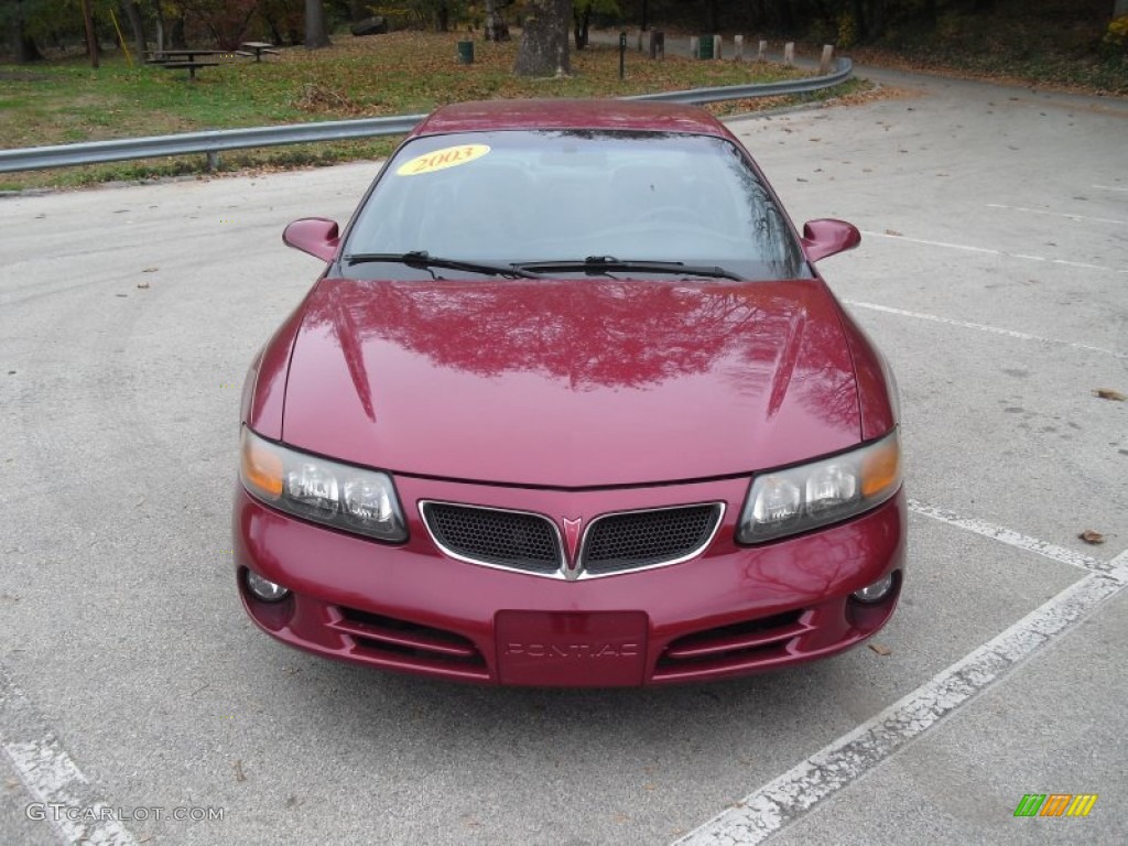 2003 Bonneville SE - Sport Red Metallic / Dark Pewter photo #2