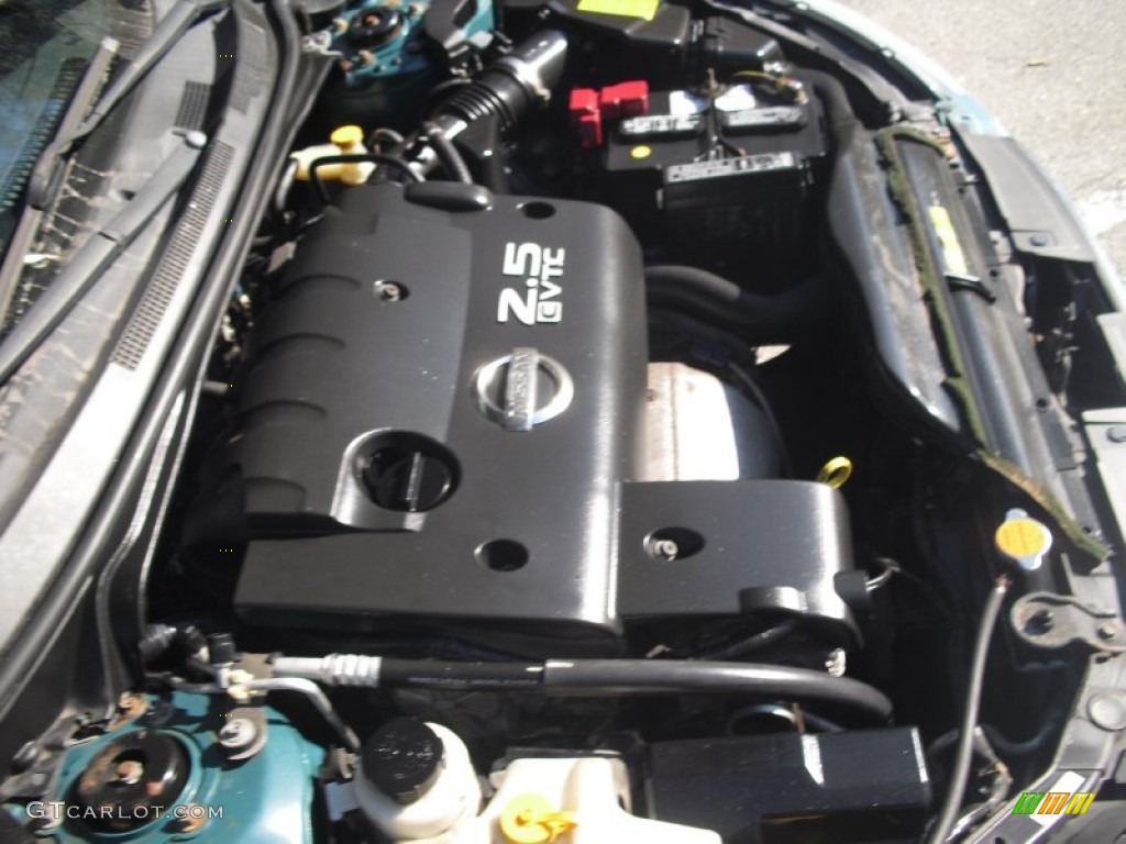 2002 Altima 2.5 SL - Opal Blue Metallic / Charcoal Black photo #28