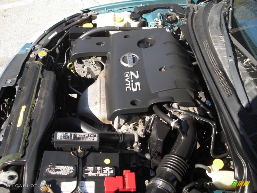 2002 Altima 2.5 SL - Opal Blue Metallic / Charcoal Black photo #29