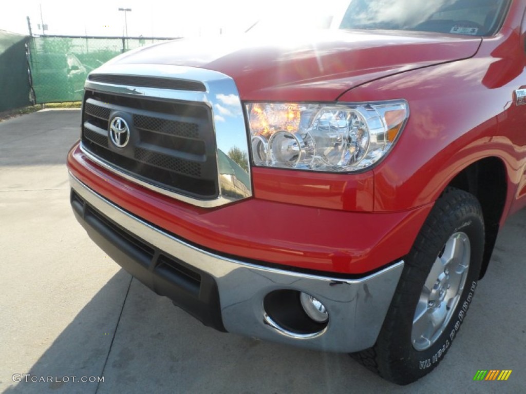 2012 Tundra SR5 TRD CrewMax - Radiant Red / Graphite photo #10