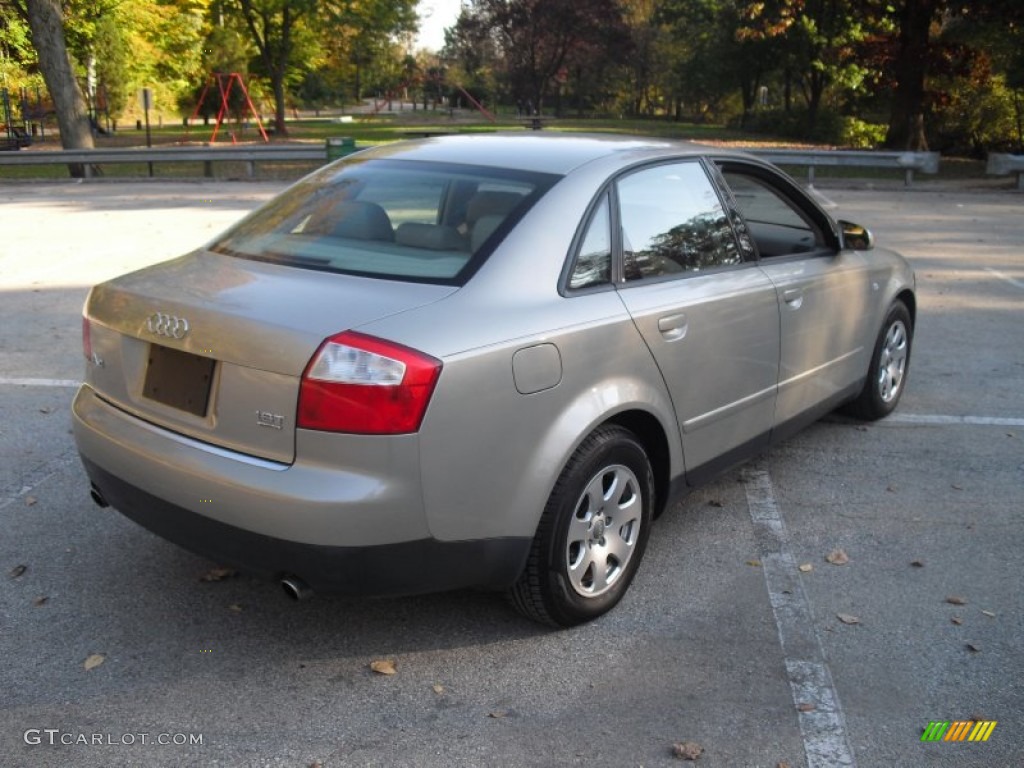2002 A4 1.8T quattro Sedan - Canvas Beige Metallic / Beige photo #6