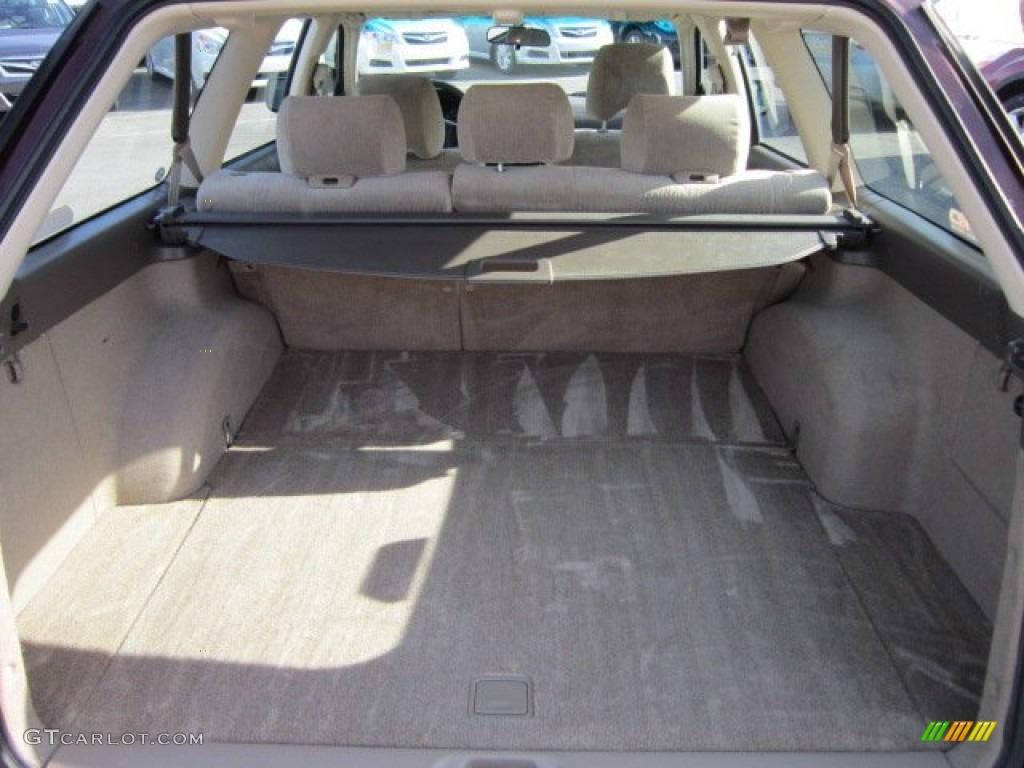 2001 Outback Wagon - Winestone Red Pearl / Beige photo #13