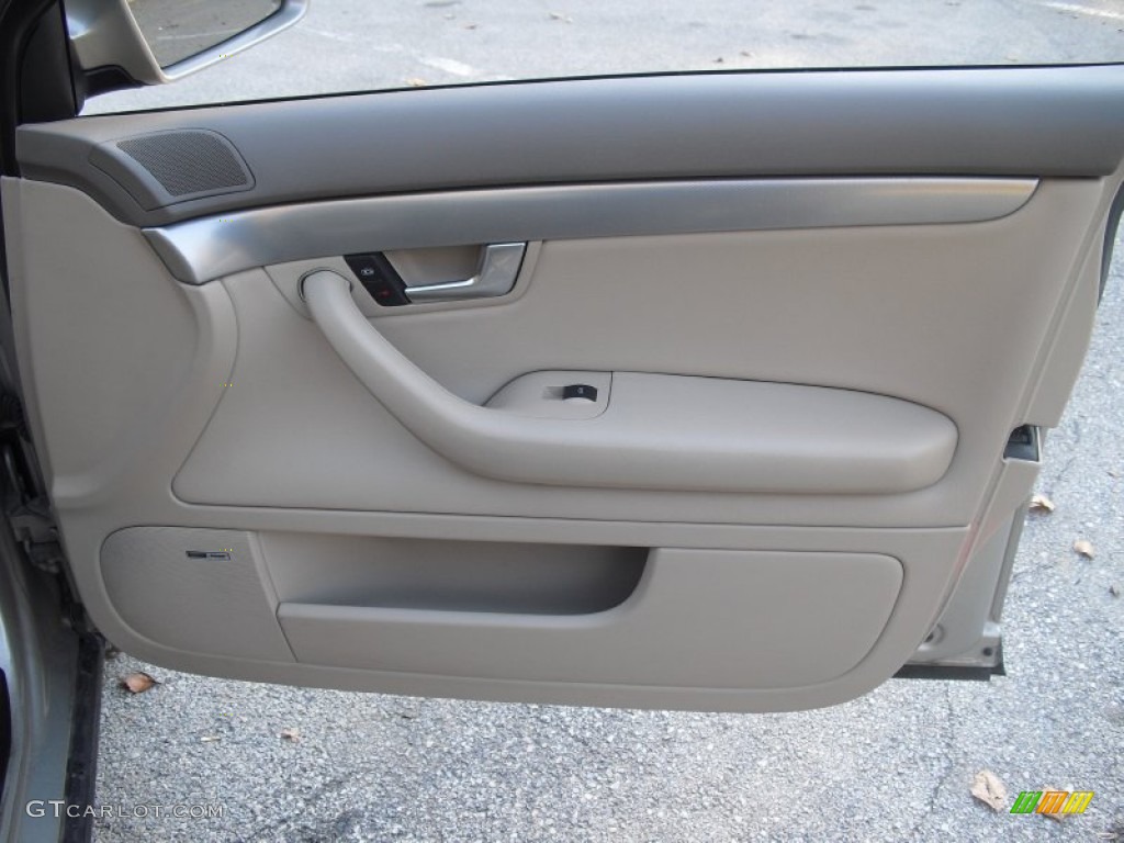 2002 A4 1.8T quattro Sedan - Canvas Beige Metallic / Beige photo #16