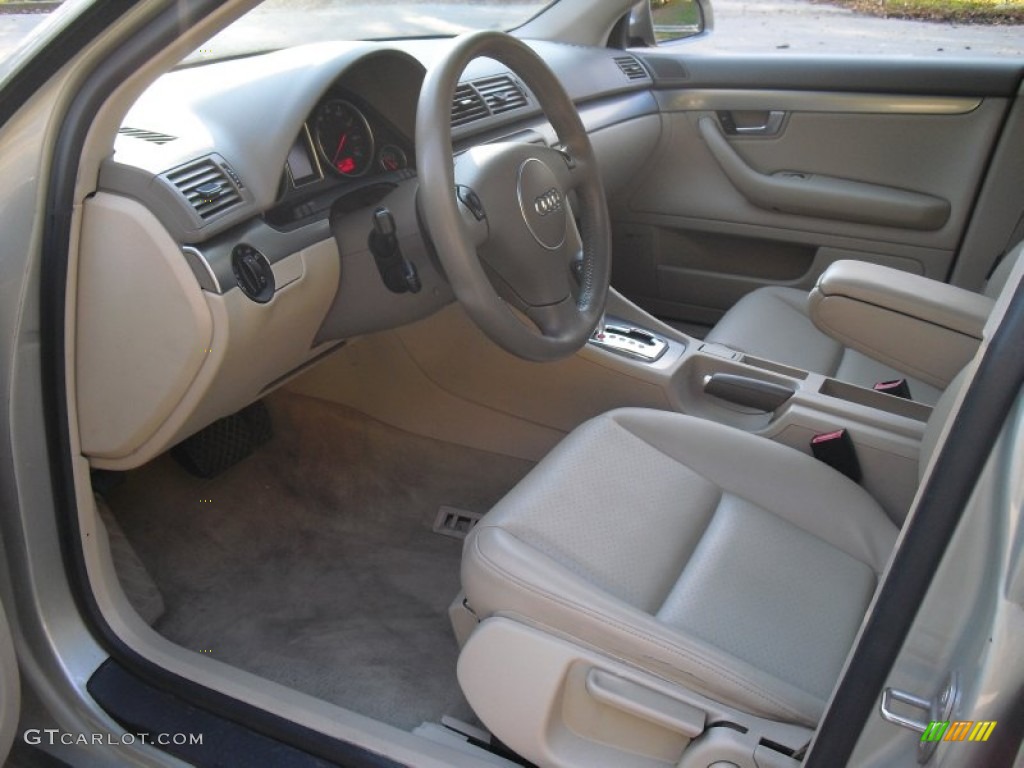 2002 A4 1.8T quattro Sedan - Canvas Beige Metallic / Beige photo #17