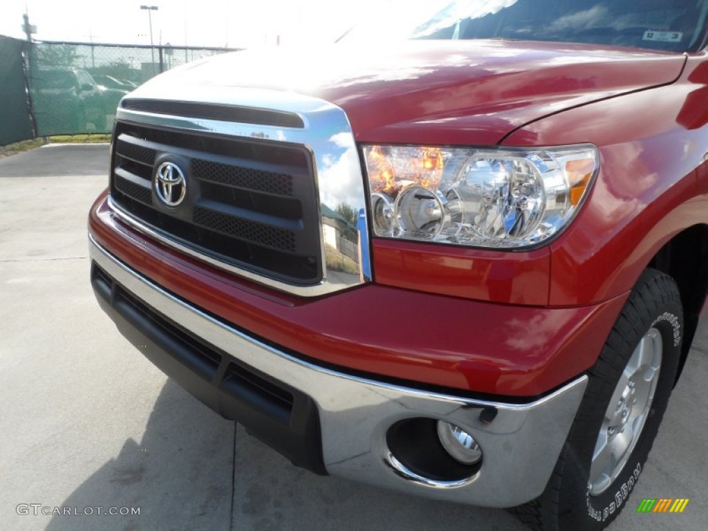 2012 Tundra SR5 TRD CrewMax - Barcelona Red Metallic / Graphite photo #10