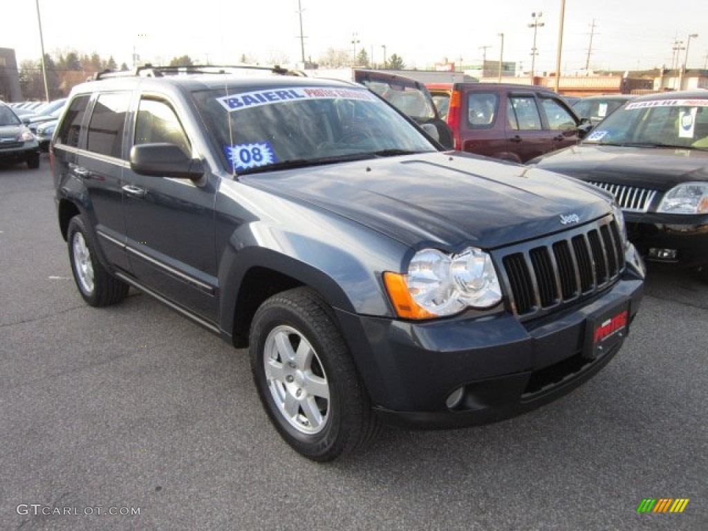 2008 Grand Cherokee Laredo 4x4 - Steel Blue Metallic / Dark Slate Gray photo #1