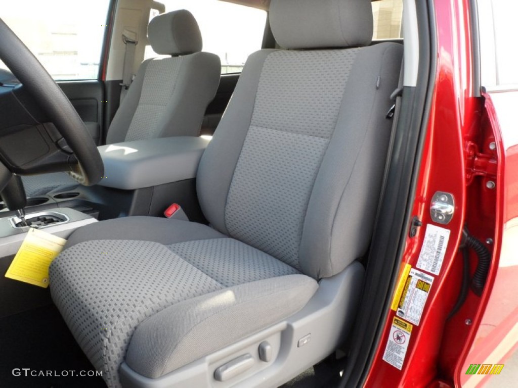 2012 Tundra SR5 TRD CrewMax - Barcelona Red Metallic / Graphite photo #25