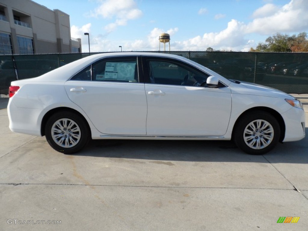 2012 Camry LE - Super White / Ash photo #2