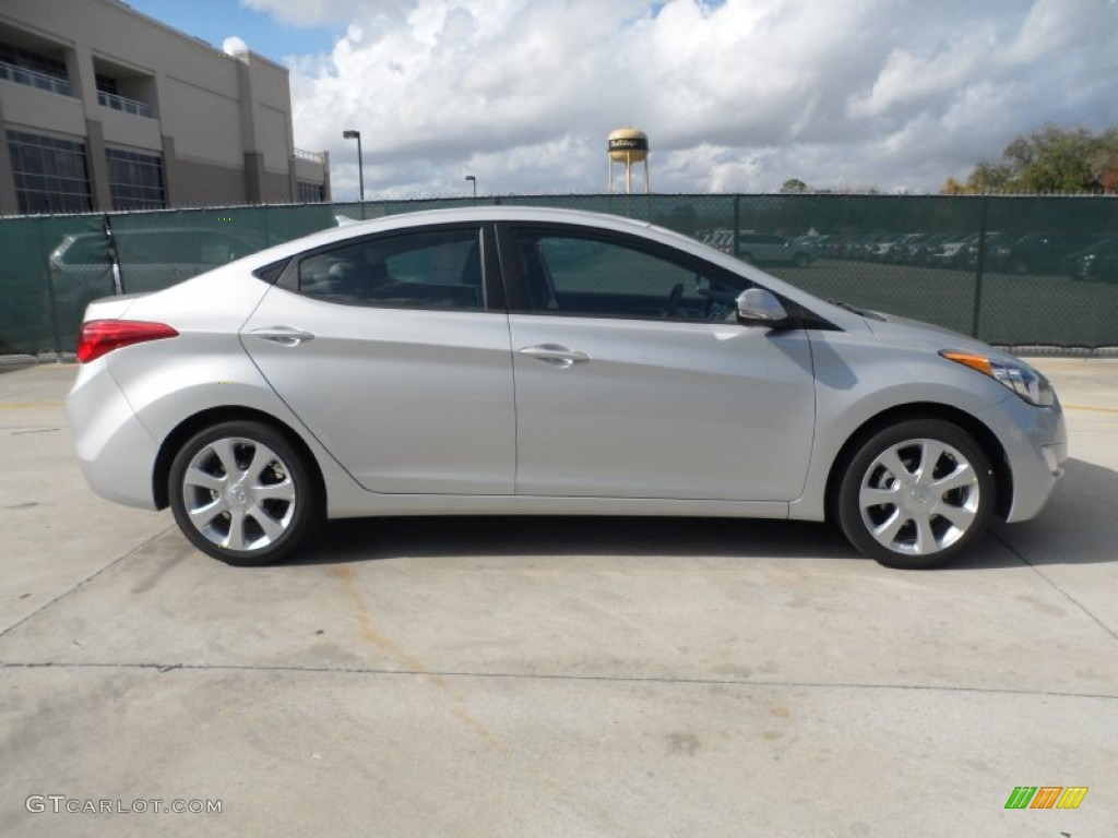 Shimmering Silver 2012 Hyundai Elantra Limited Exterior Photo #58204793