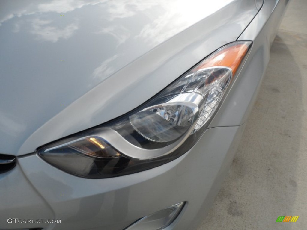 2012 Elantra Limited - Shimmering Silver / Gray photo #9