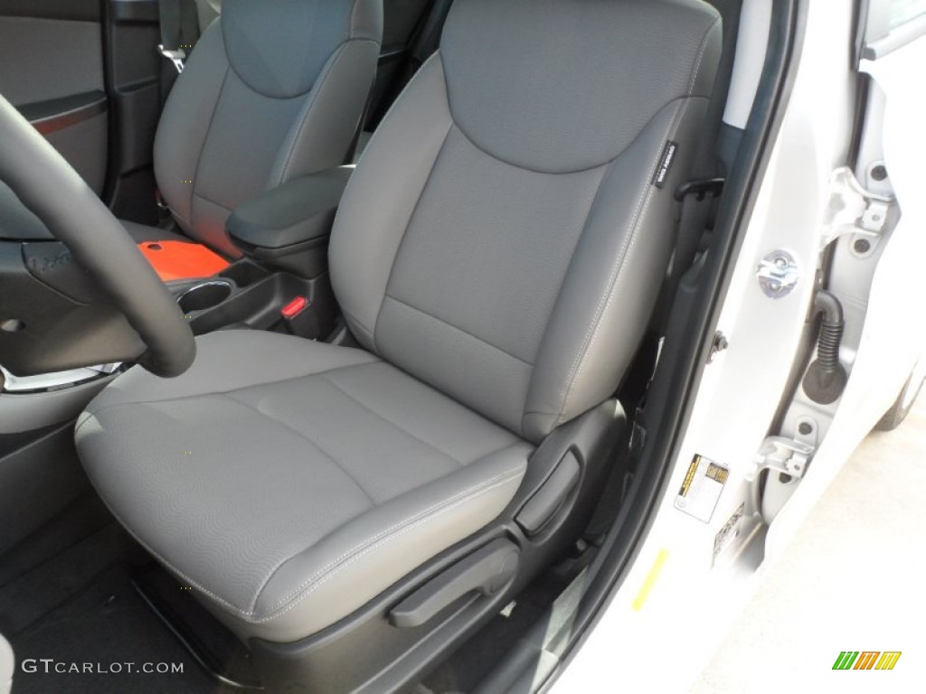 2012 Elantra Limited - Shimmering Silver / Gray photo #24