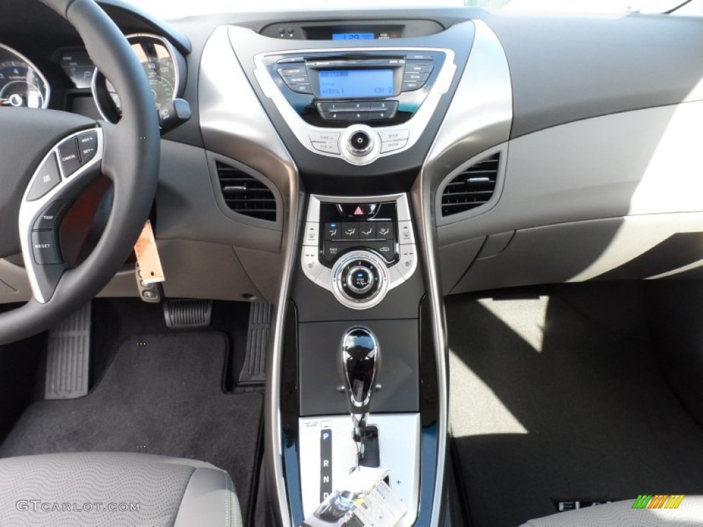 2012 Elantra Limited - Shimmering Silver / Gray photo #28