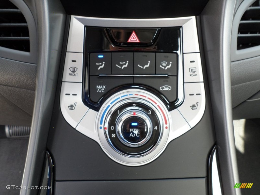 2012 Elantra Limited - Shimmering Silver / Gray photo #30