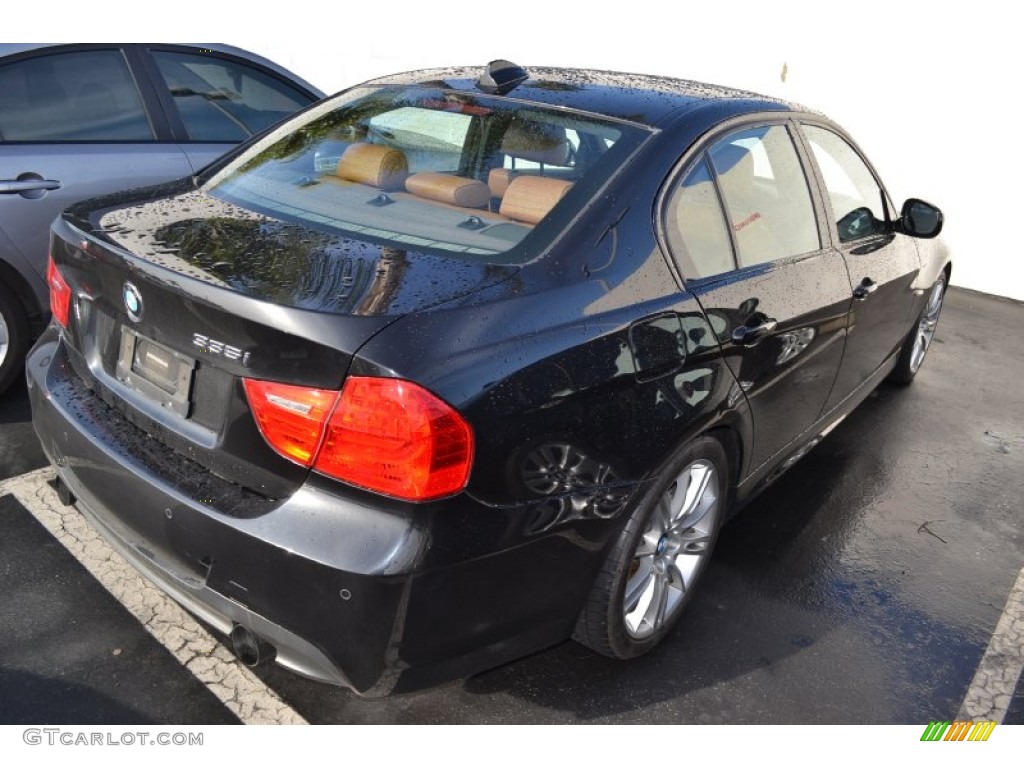 2010 3 Series 335i Sedan - Black Sapphire Metallic / Saddle Brown Dakota Leather photo #3