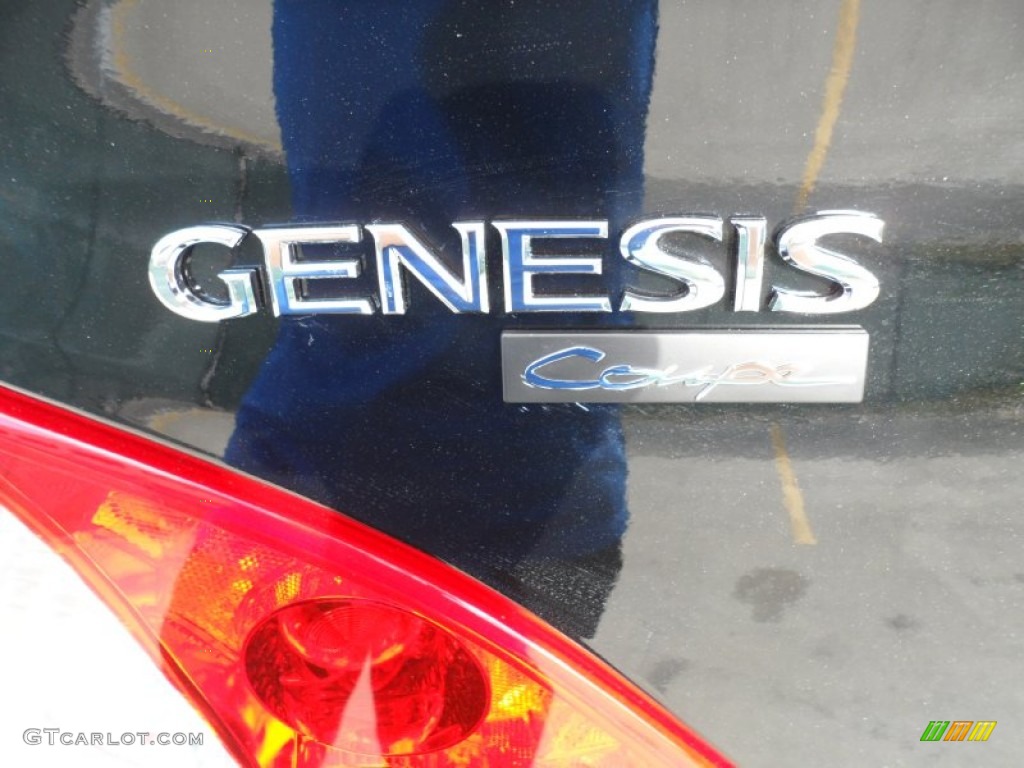 2012 Genesis Coupe 2.0T Premium - Bathurst Black / Black Cloth photo #15