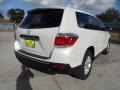 2012 Blizzard White Pearl Toyota Highlander V6  photo #3