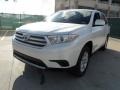 2012 Blizzard White Pearl Toyota Highlander V6  photo #7