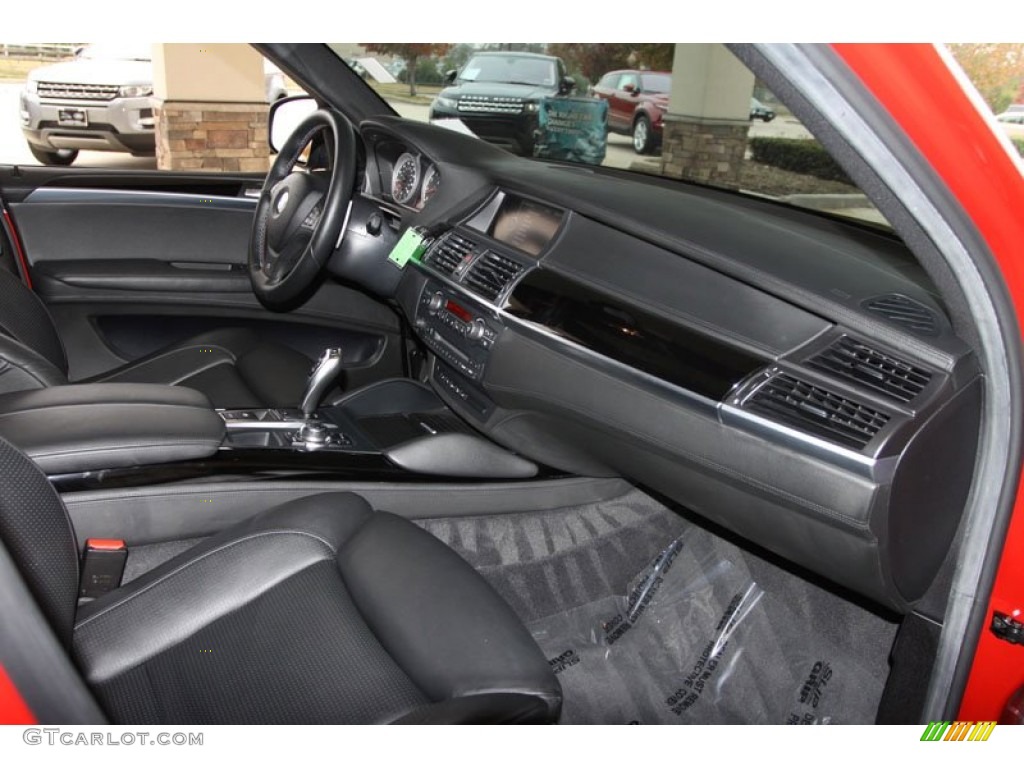 2010 BMW X5 M Standard X5 M Model Black Dashboard Photo #58206641