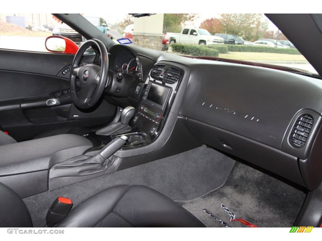 2008 Chevrolet Corvette Coupe Ebony Dashboard Photo #58207545