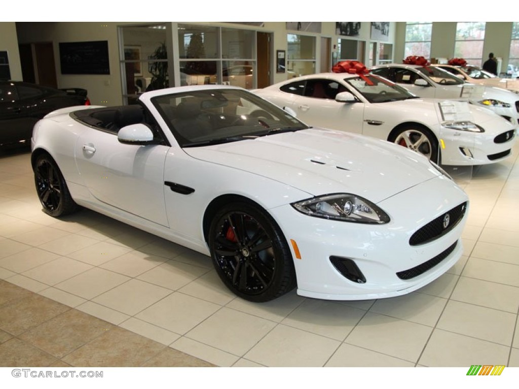 Polaris White Jaguar XK