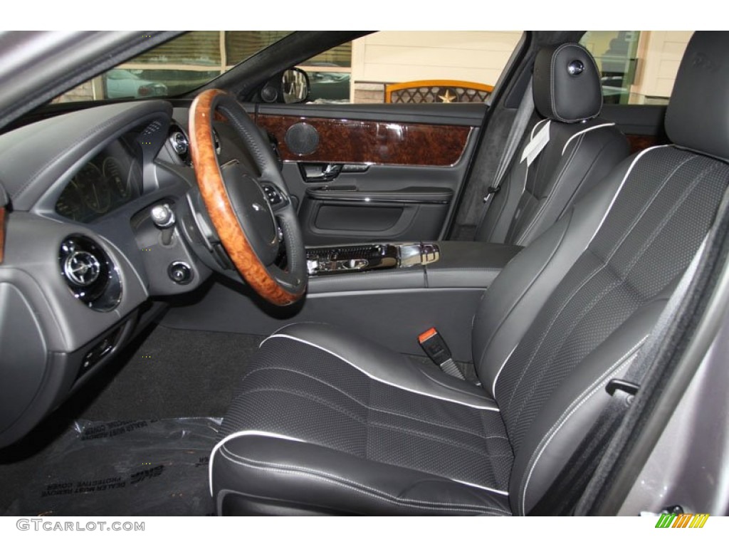 Jet/Ivory Interior 2012 Jaguar XJ XJ Photo #58208063