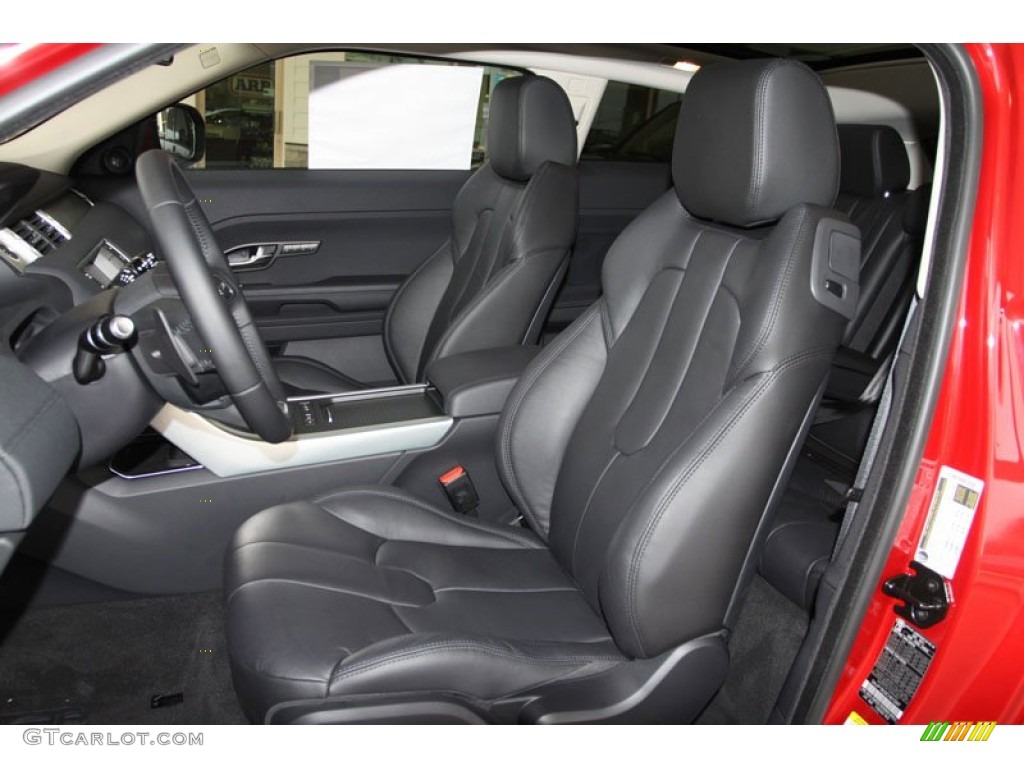 Ebony Interior 2012 Land Rover Range Rover Evoque Coupe Pure Photo #58208297