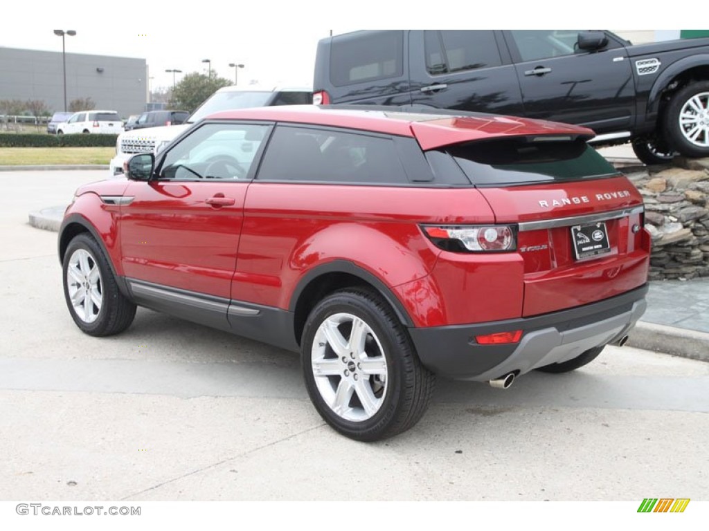 2012 Range Rover Evoque Coupe Pure - Firenze Red Metallic / Ebony photo #10