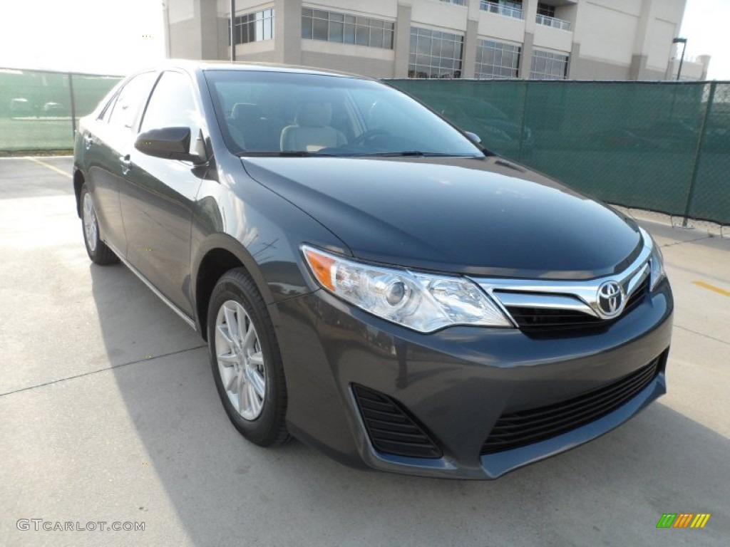 2012 Camry LE - Magnetic Gray Metallic / Ivory photo #1