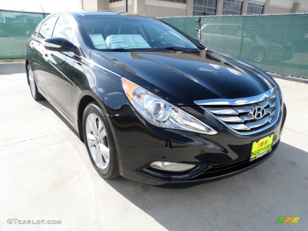 Midnight Black Hyundai Sonata