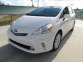 2012 Blizzard White Pearl Toyota Prius v Five Hybrid  photo #7