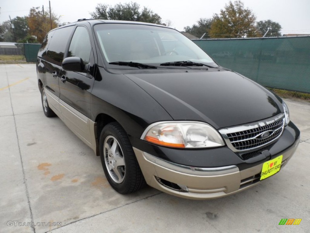 2000 Windstar SEL - Black / Medium Parchment photo #1