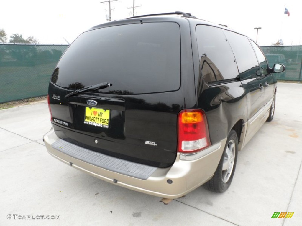 2000 Windstar SEL - Black / Medium Parchment photo #3