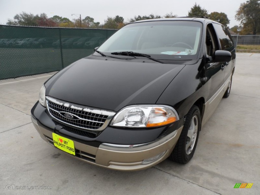 2000 Windstar SEL - Black / Medium Parchment photo #7