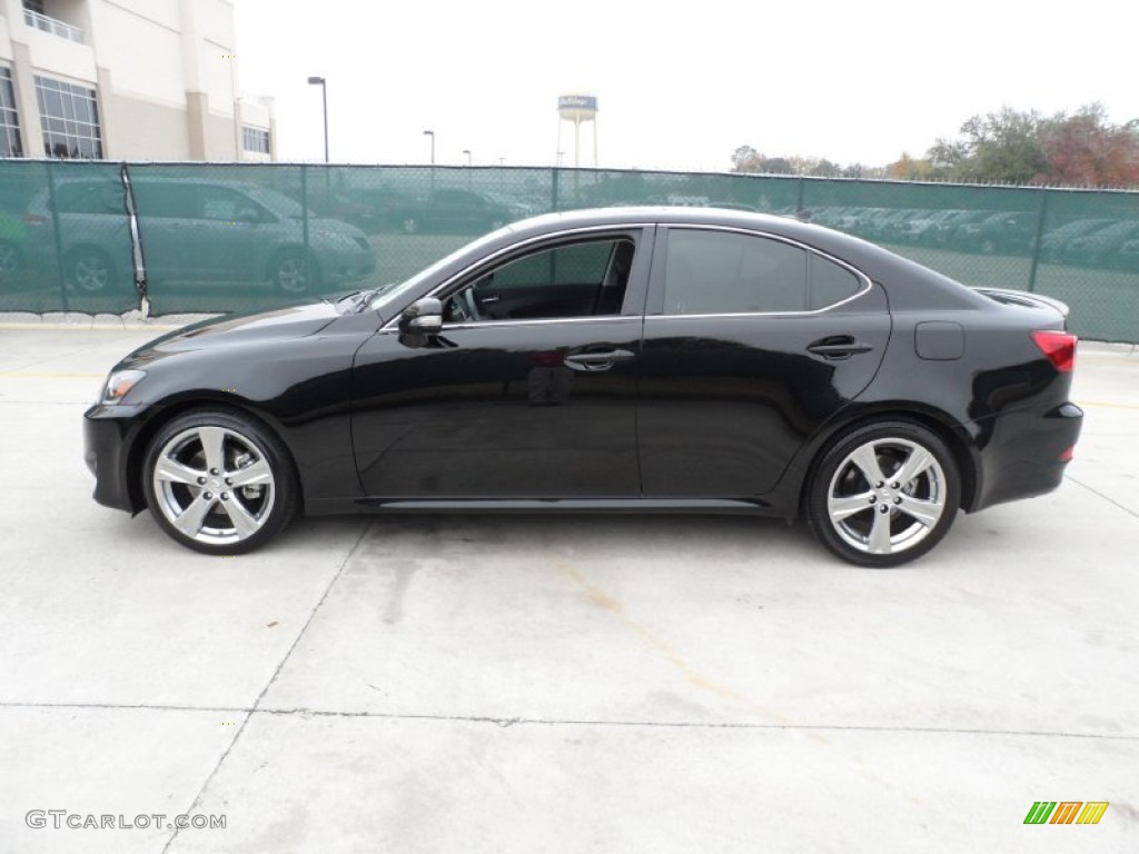 Obsidian Black 2011 Lexus IS 250 Exterior Photo #58211047